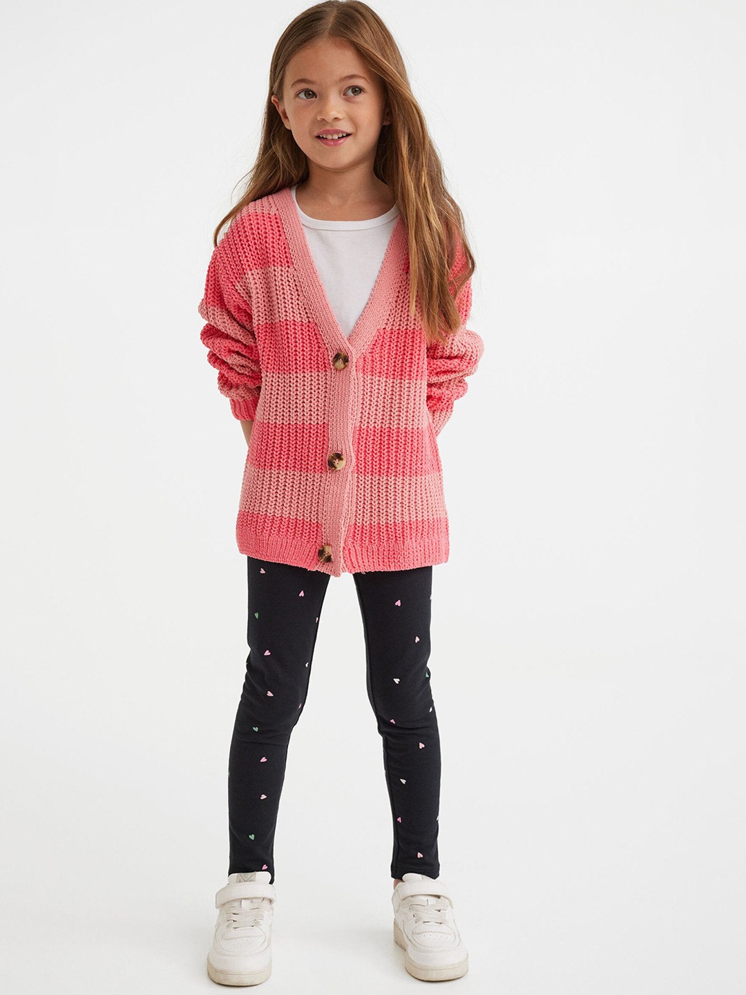 

H&M Girls Black Leggings with Brushed Inside