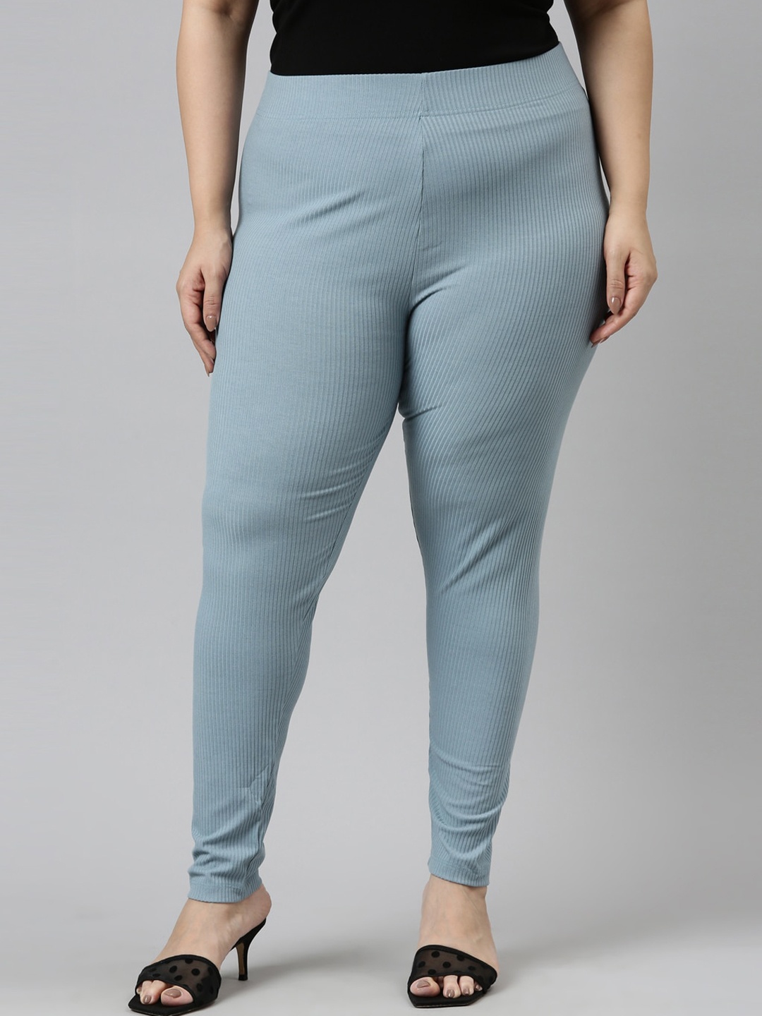 

Go Colors Women Blue Leggings