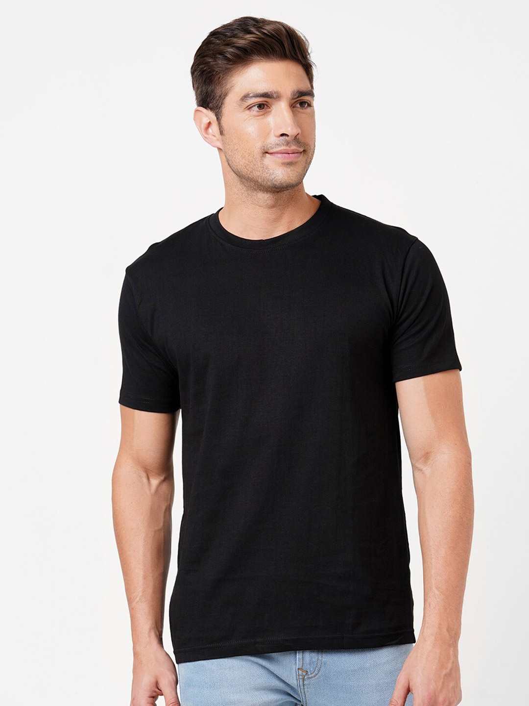 

LBEE Men Black T-shirt