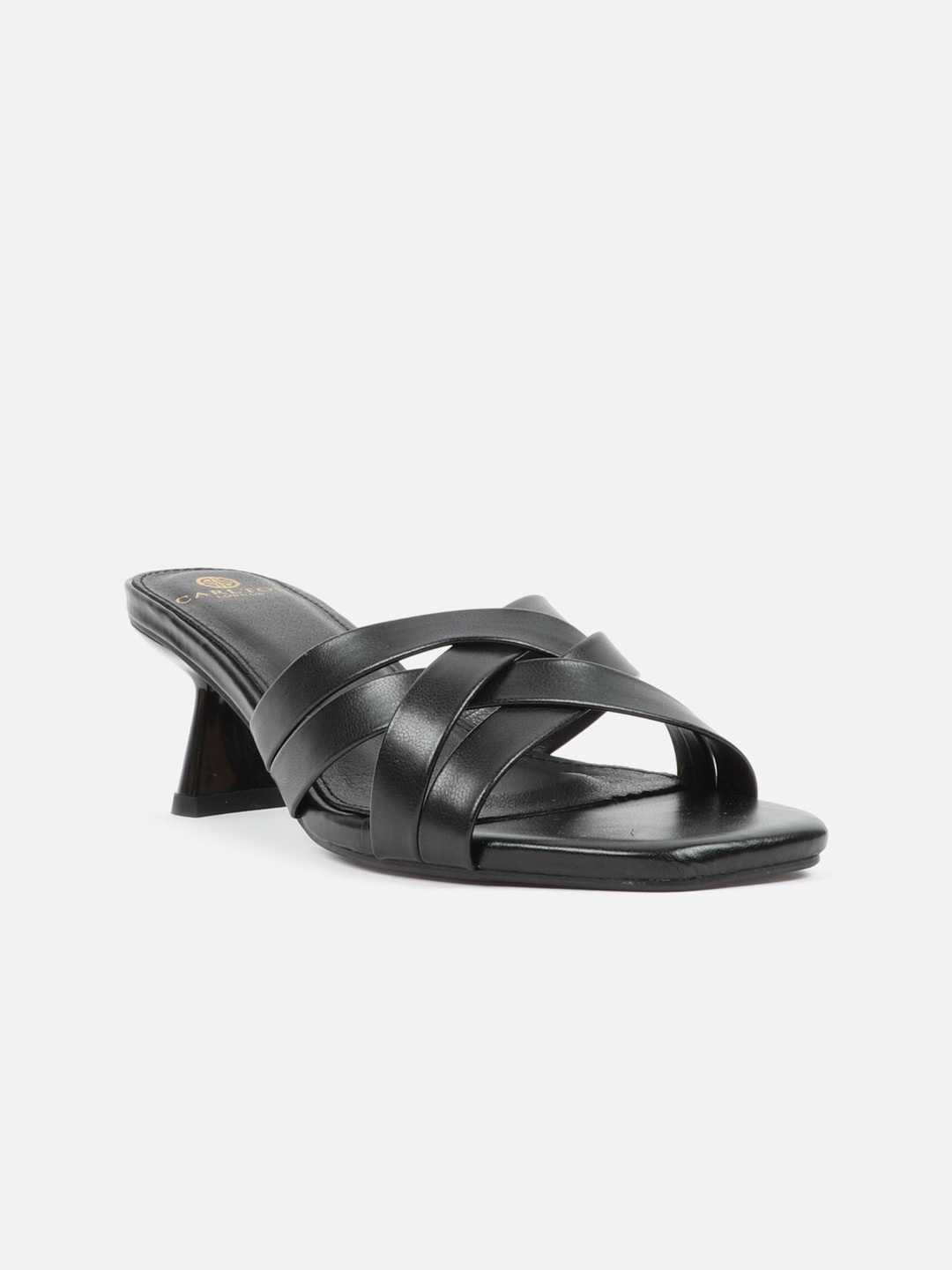 

Carlton London Black Kitten Mules