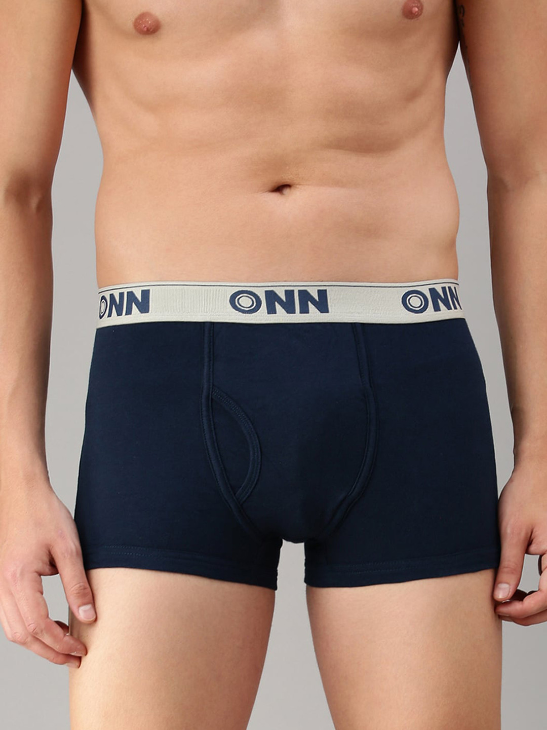 

ONN Men Pack Of 3 Blue Solid Trunk ONN_254_AFBLU_3PC