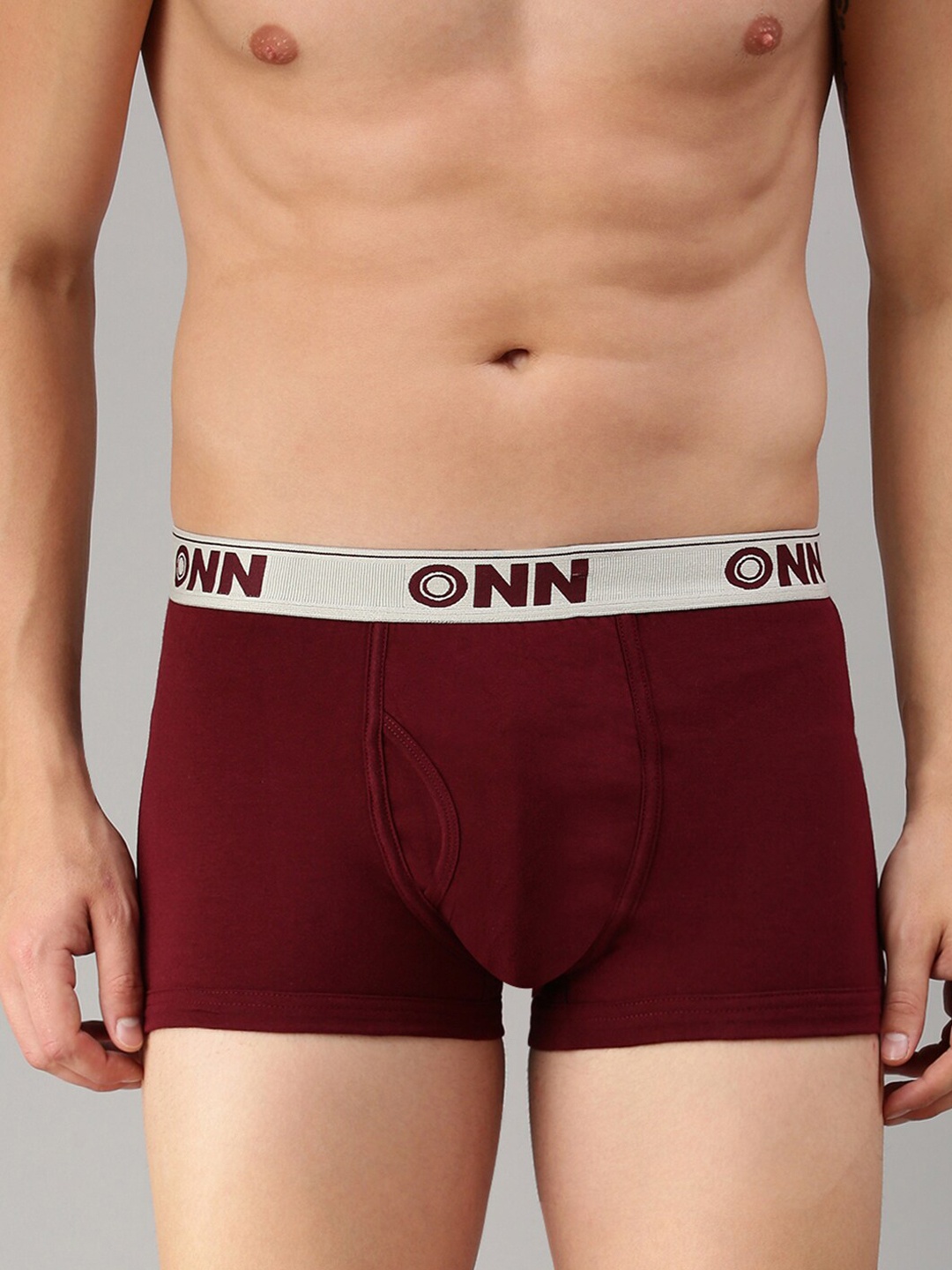 

ONN Men Pack Of 2 Solid Trunks ONN_254_MN_2PC, Maroon