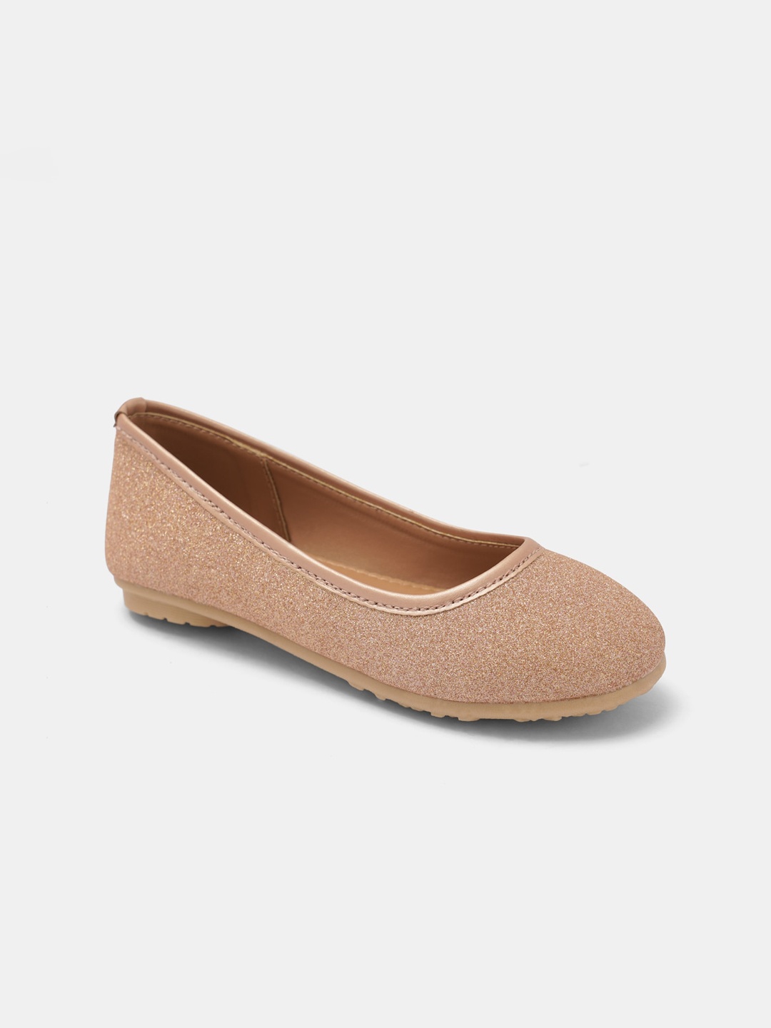 

R&B Girls Rose Gold PU Slip-On Sneakers