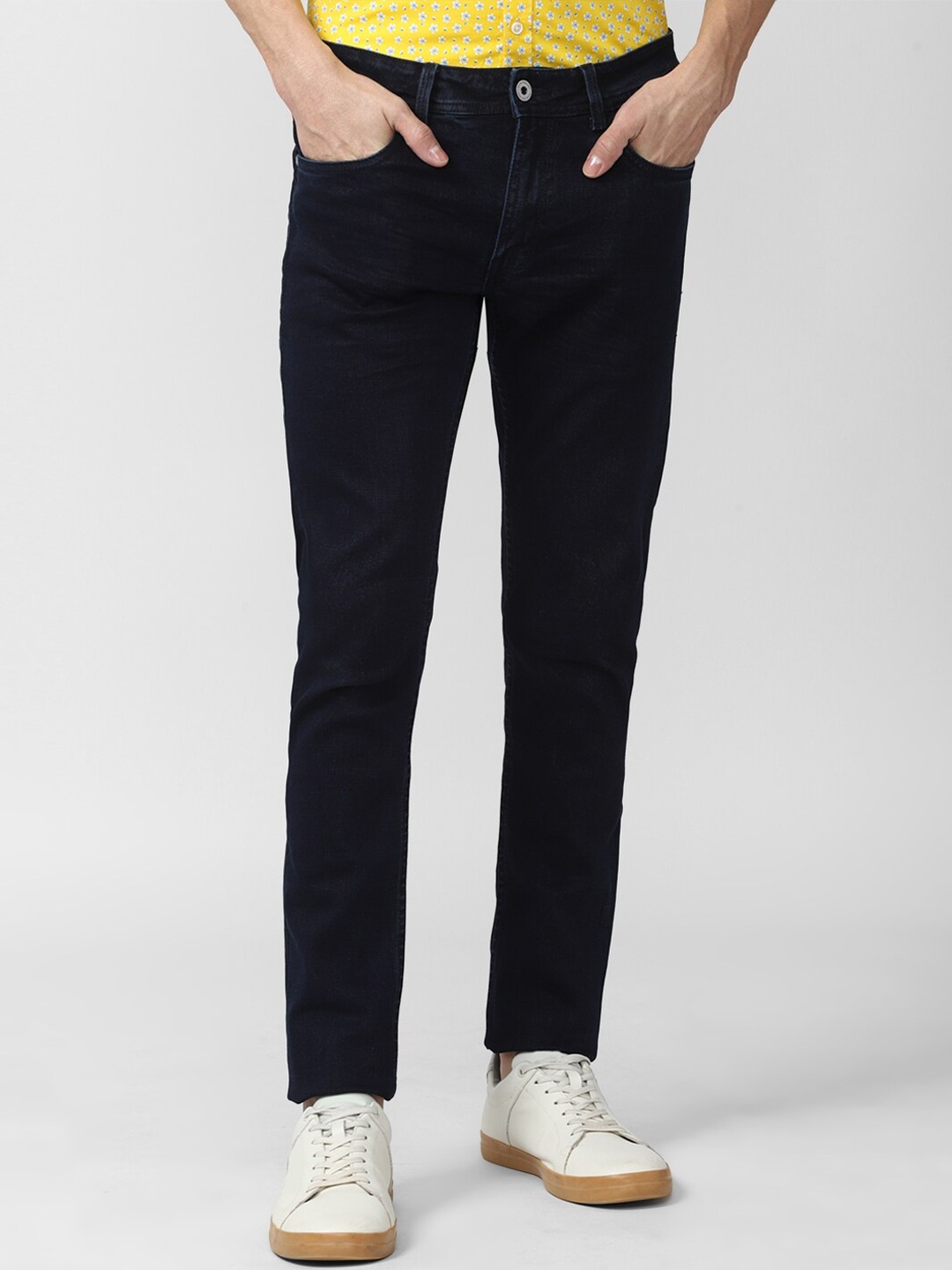 

Peter England Casuals Men Navy Blue Skinny Fit Jeans