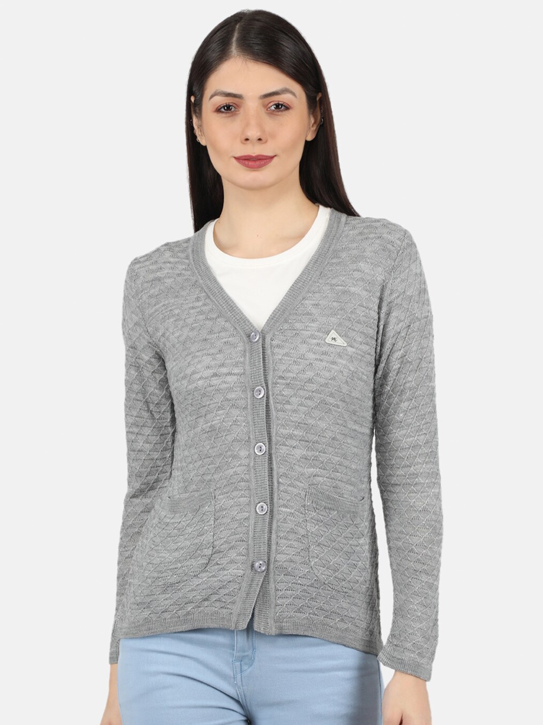 

Monte Carlo Women Grey Cardigan