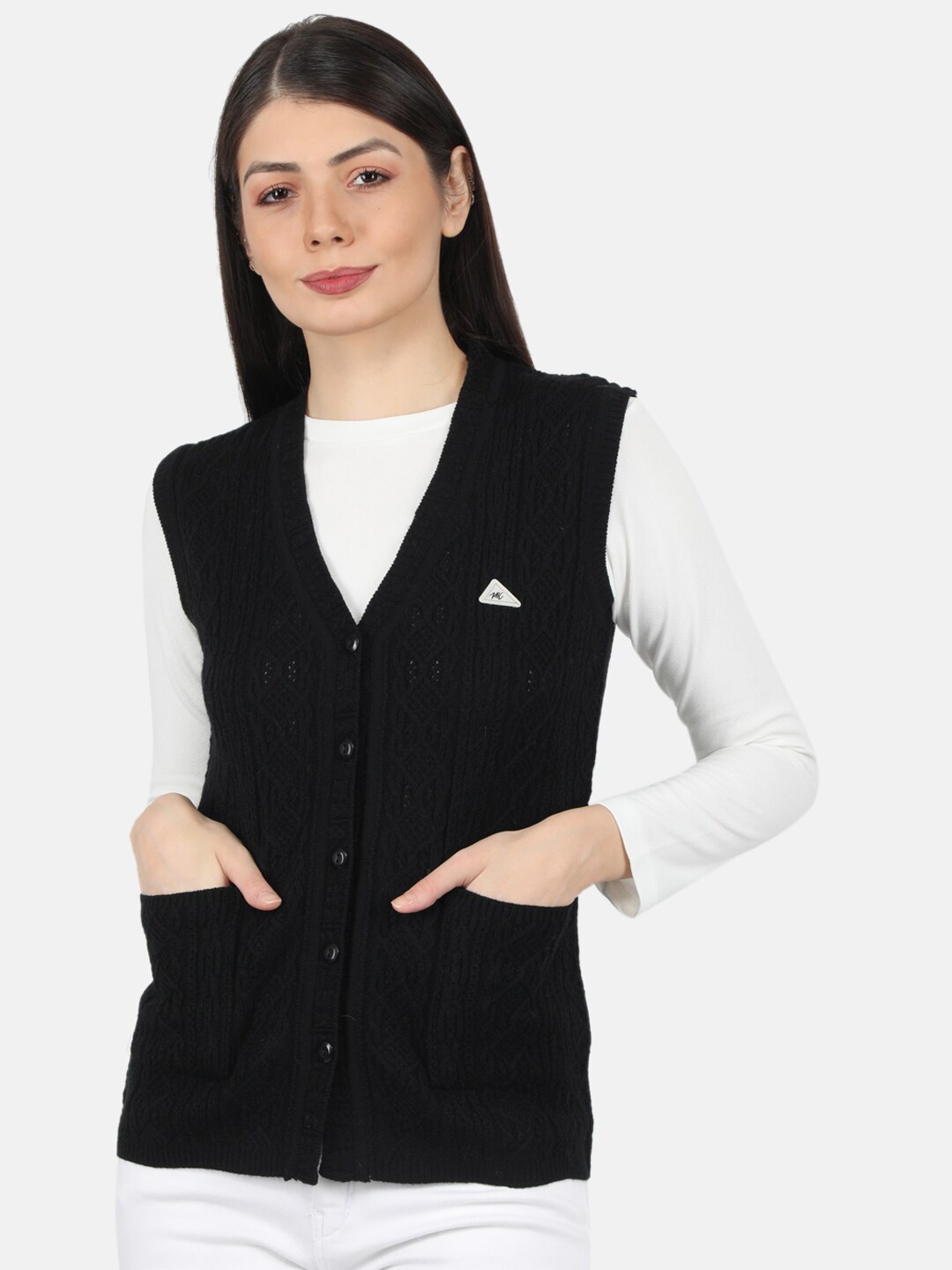 

Monte Carlo Women Black Cardigan