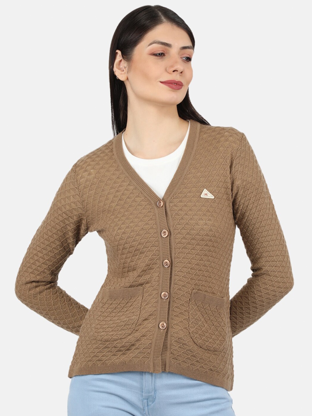 

Monte Carlo Women Brown Cardigan