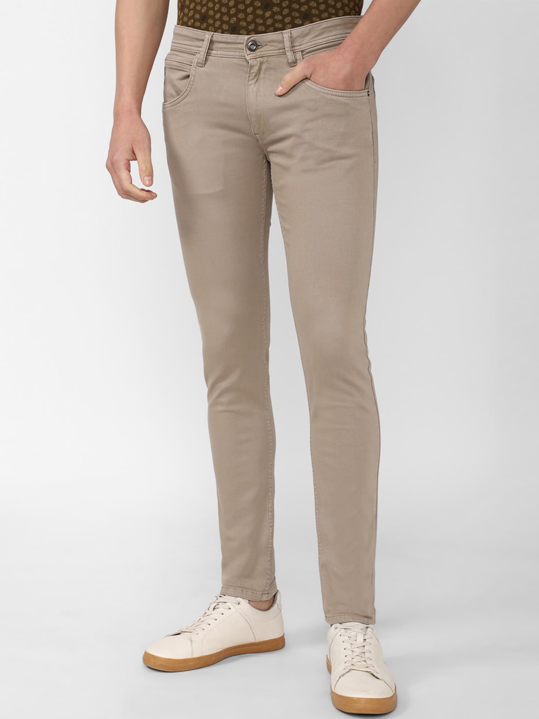

VAN HEUSEN DENIM LABS Men Grey Skinny Fit Jeans