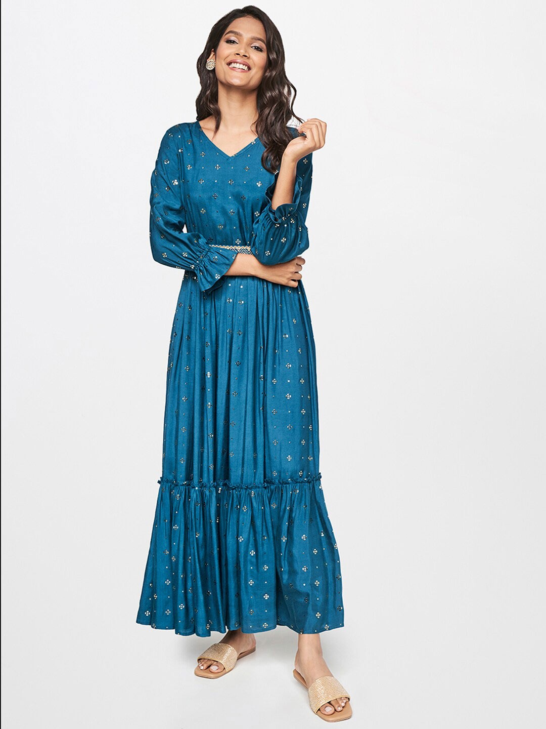 

itse Teal Maxi Dress