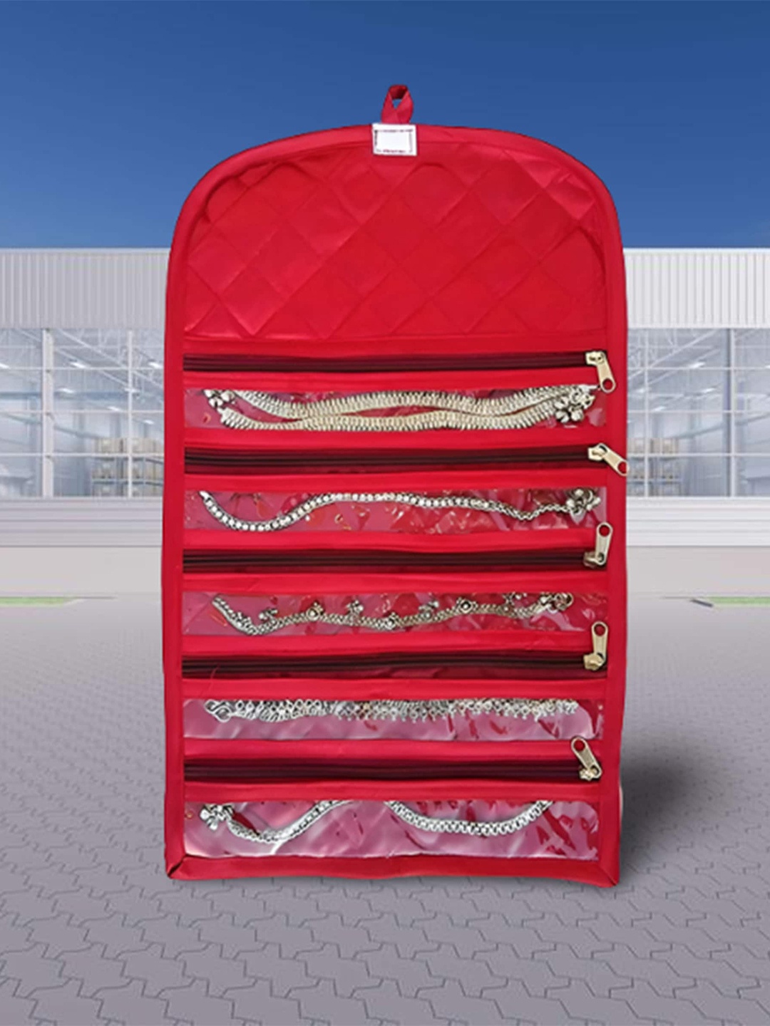 

atorakushon Set Of 2 Maroon Solid Organisers