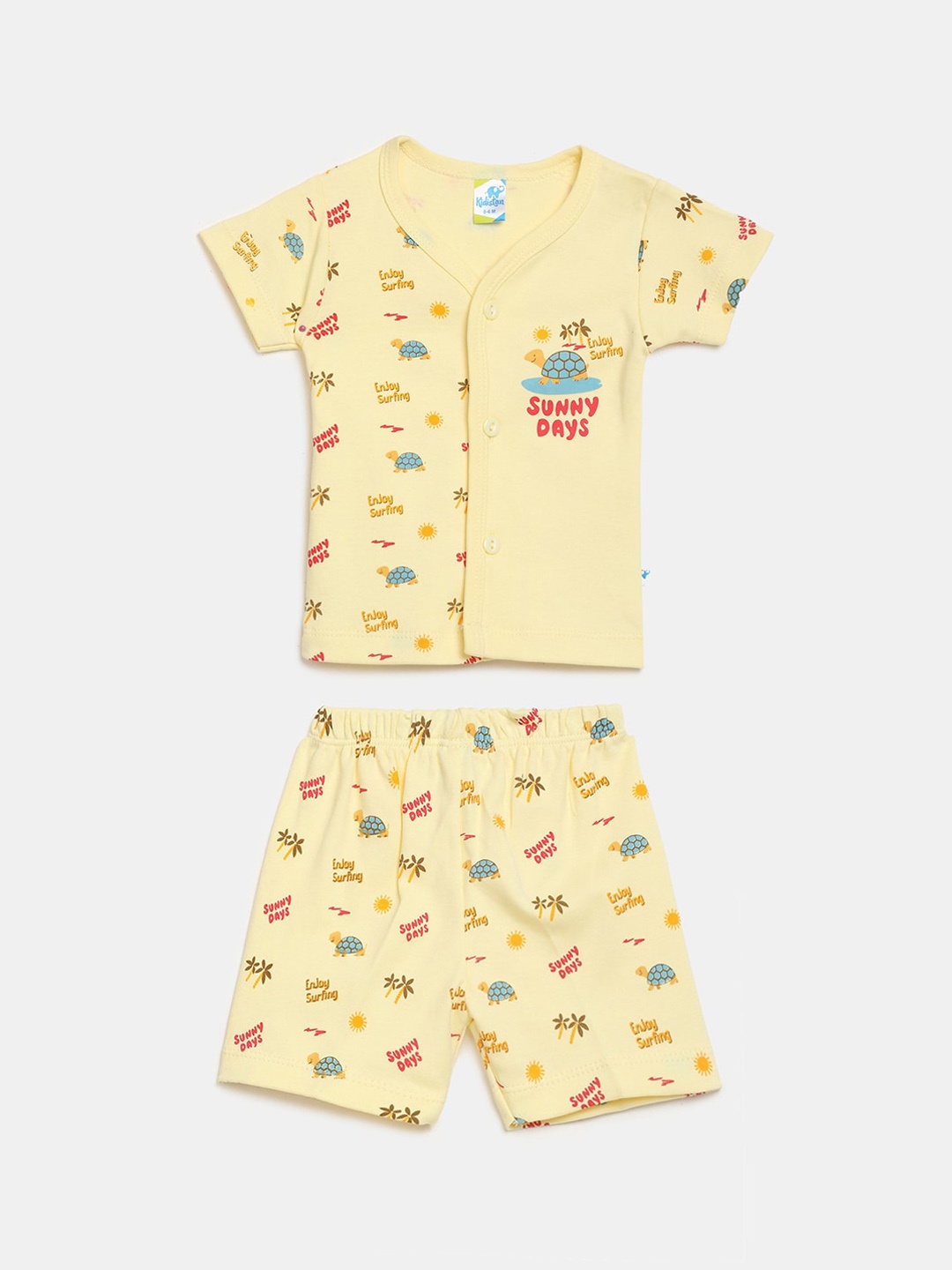 

V-Mart Unisex Kids Yellow Clothing Set