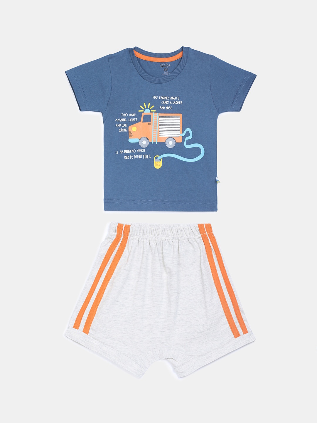 

V-Mart Unisex Kids Blue Clothing Set