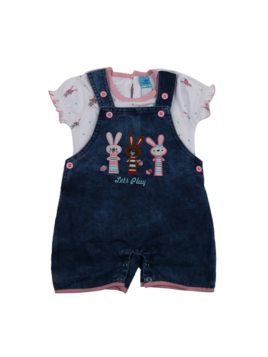 

V-Mart Unisex Kids White Clothing Set