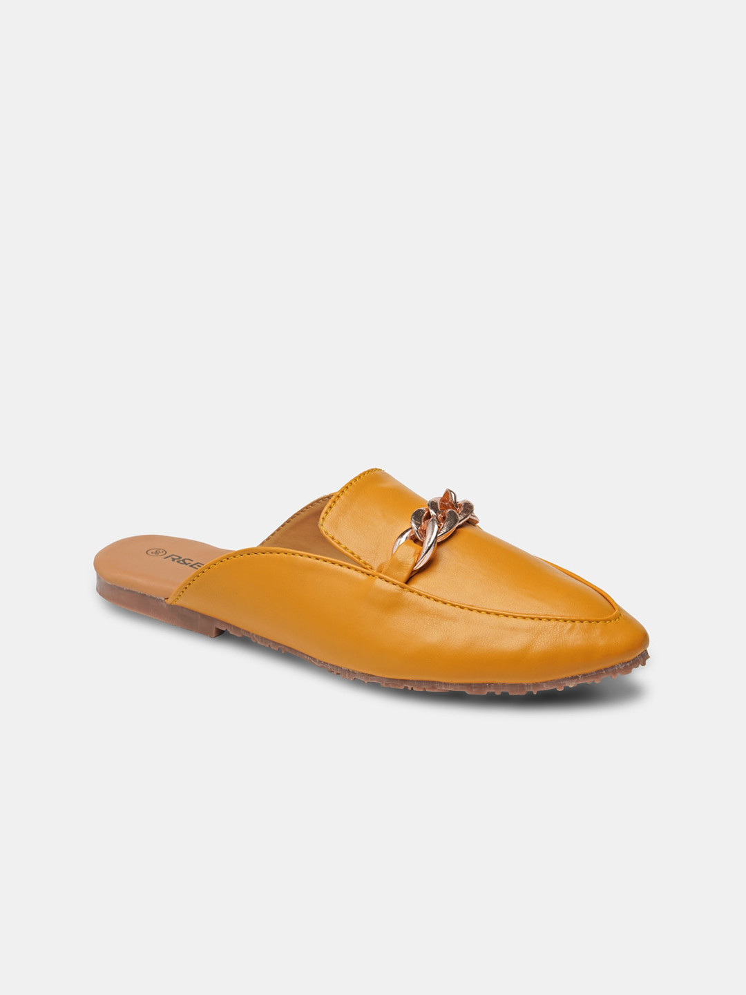 

R&B Women Yellow PU Loafers