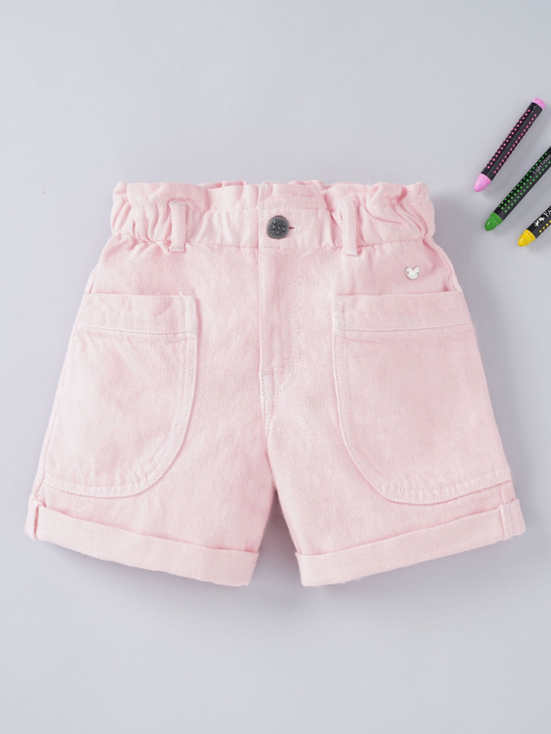 

Ed-a-Mamma Girls Pink Denim Shorts