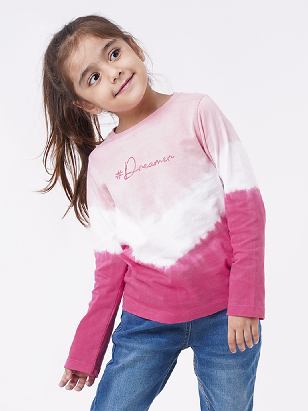 

Ed-a-Mamma Girls Pink Dyed T-shirt