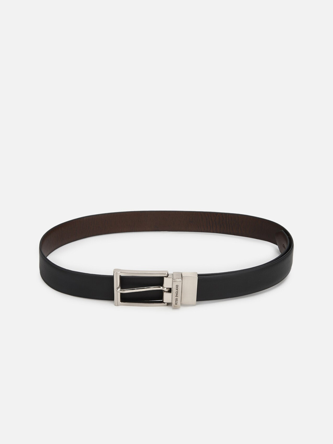 

Peter England Men Black Belts