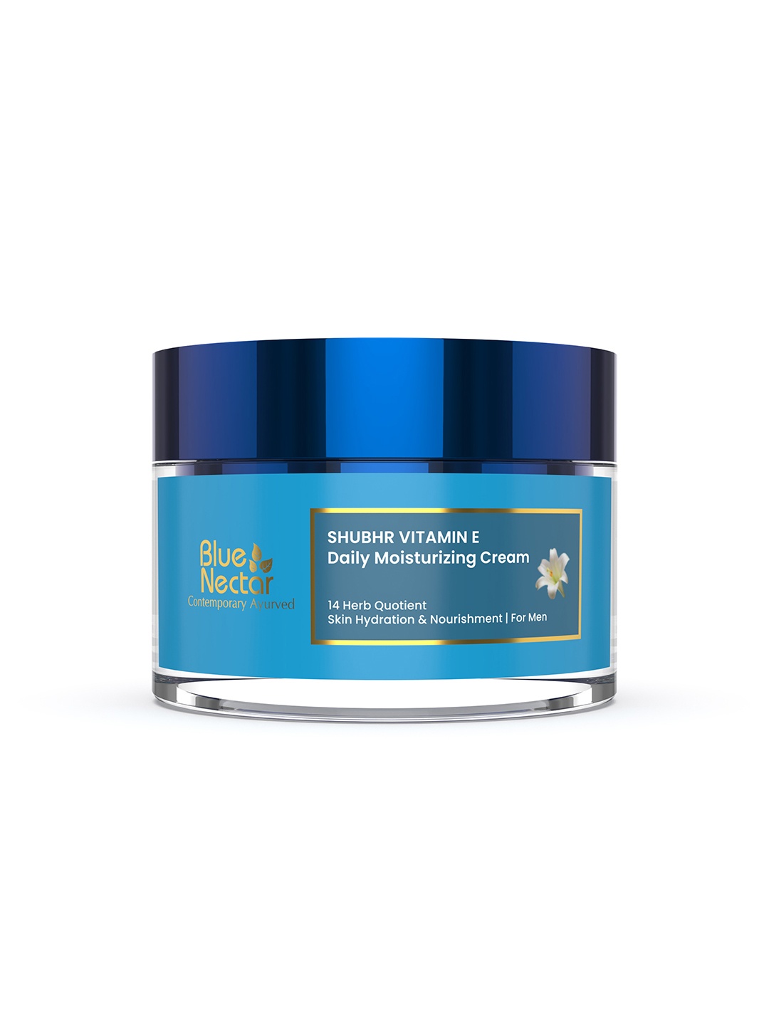 

Blue Nectar Men Anti Wrinkle Cream with Vitamiin E for Skin Hydration & Nourishment - 50g, White