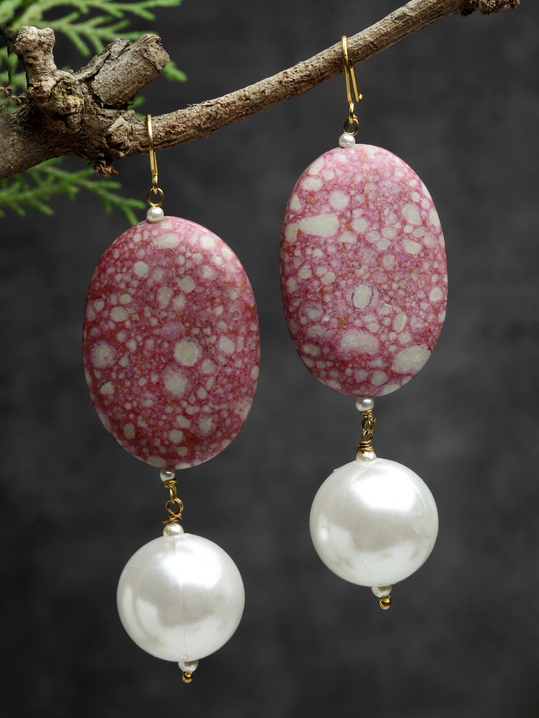 

DUGRISTYLE Pink Classic Drop Earrings