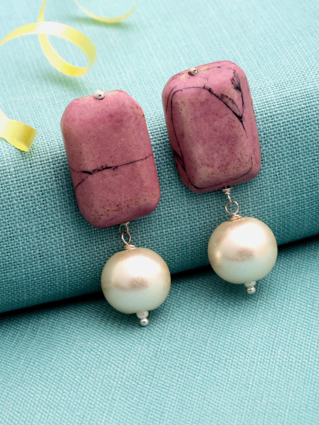 

DUGRISTYLE Pink Classic Drop Earrings