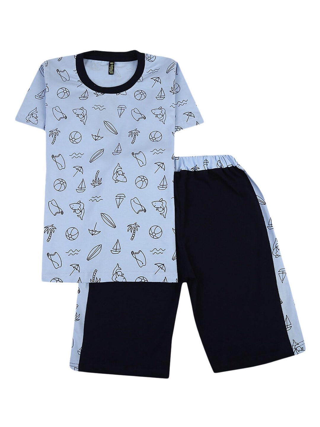 

V-Mart Unisex Kids Blue Clothing Set