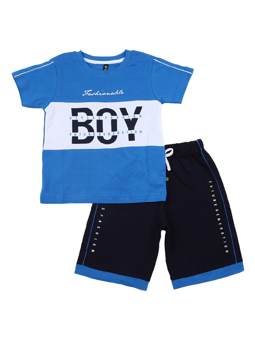 

V-Mart Unisex Kids Blue Clothing Set