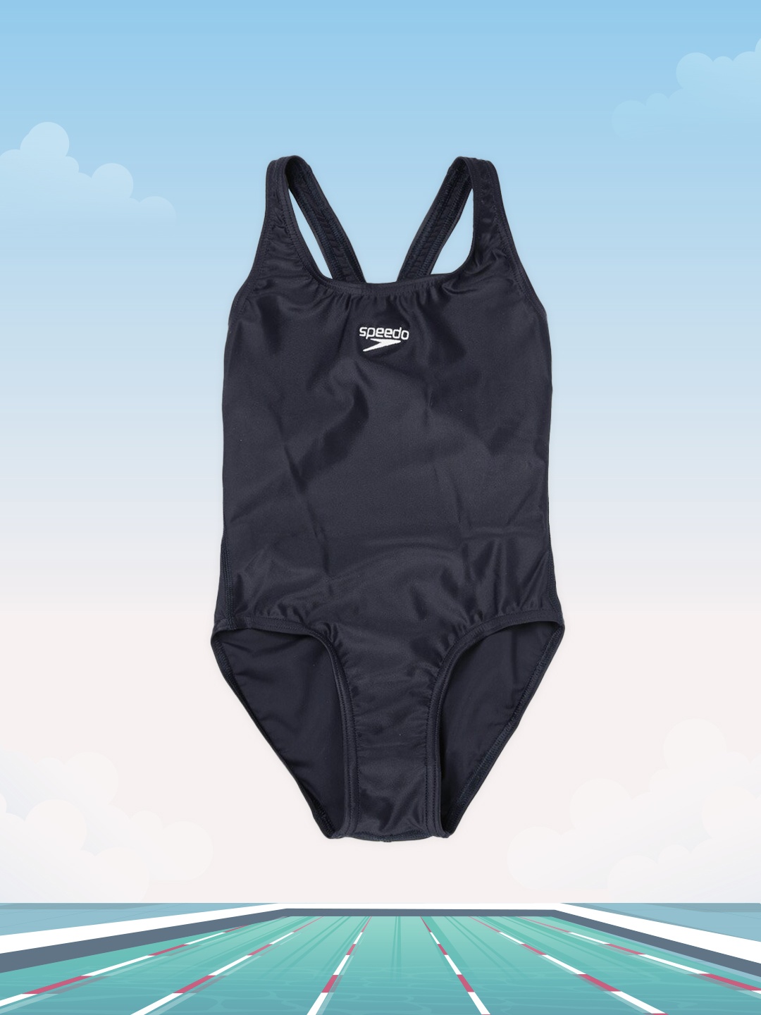 

Speedo Girls Navy Swimsuit 8007137780, Navy blue