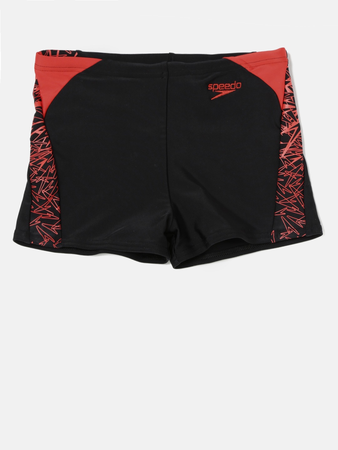 

Speedo Boys Black & Red Printed Swim Shorts 8108483268