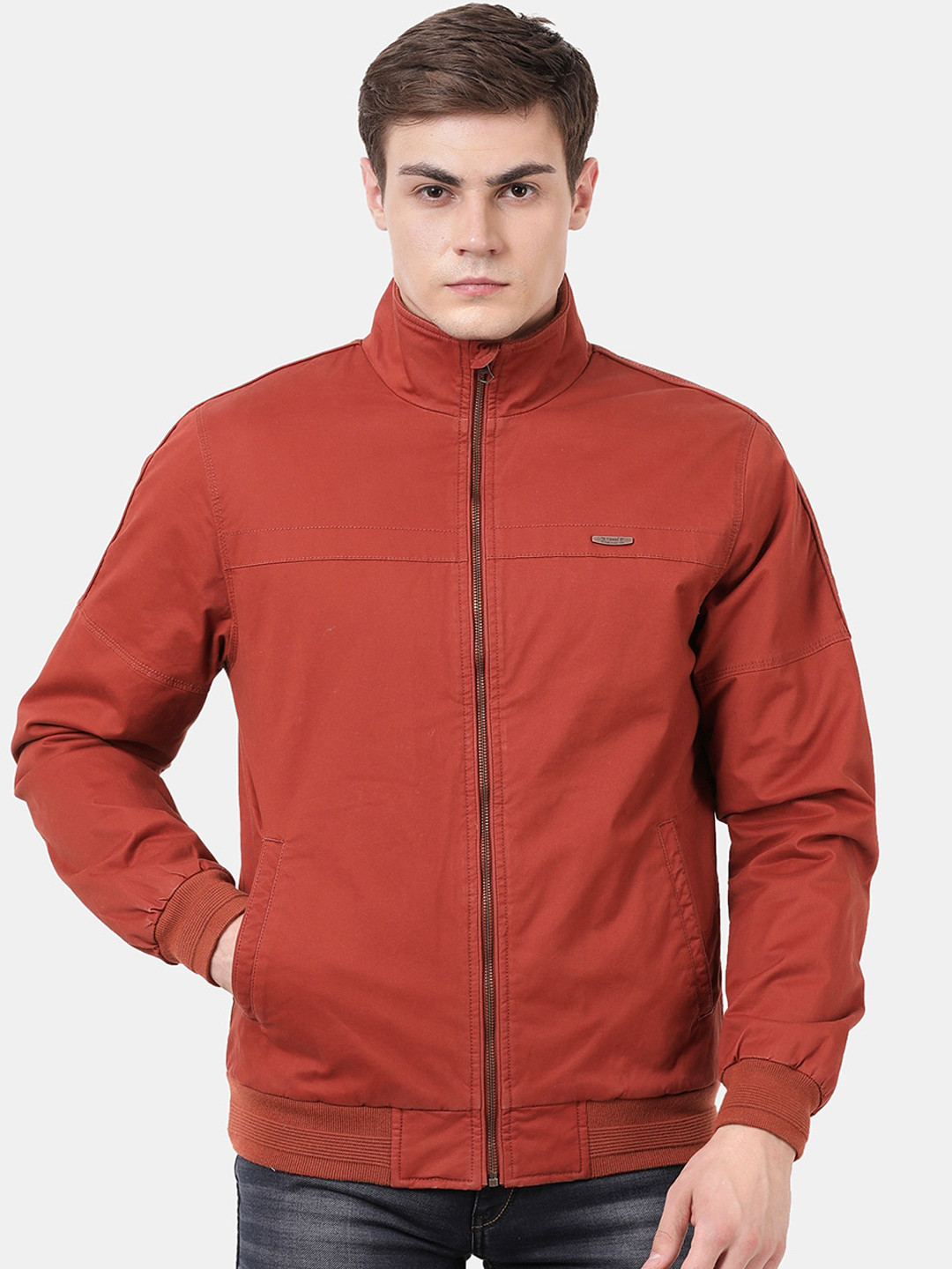 

t-base Men Rust Windcheater Sporty Jacket
