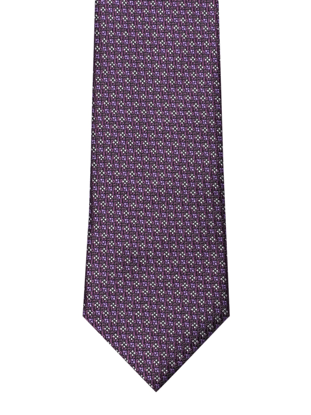 

INVICTUS Men Woven Design Microfiber Premium Formal Broad Tie, Purple