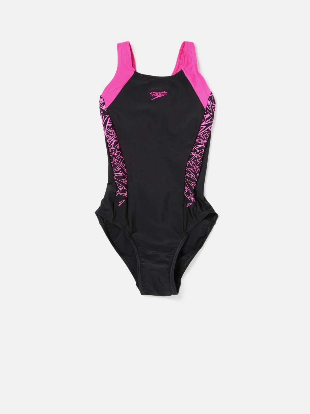 

Speedo Girls Black & Pink Printed Swimsuit 810844B344