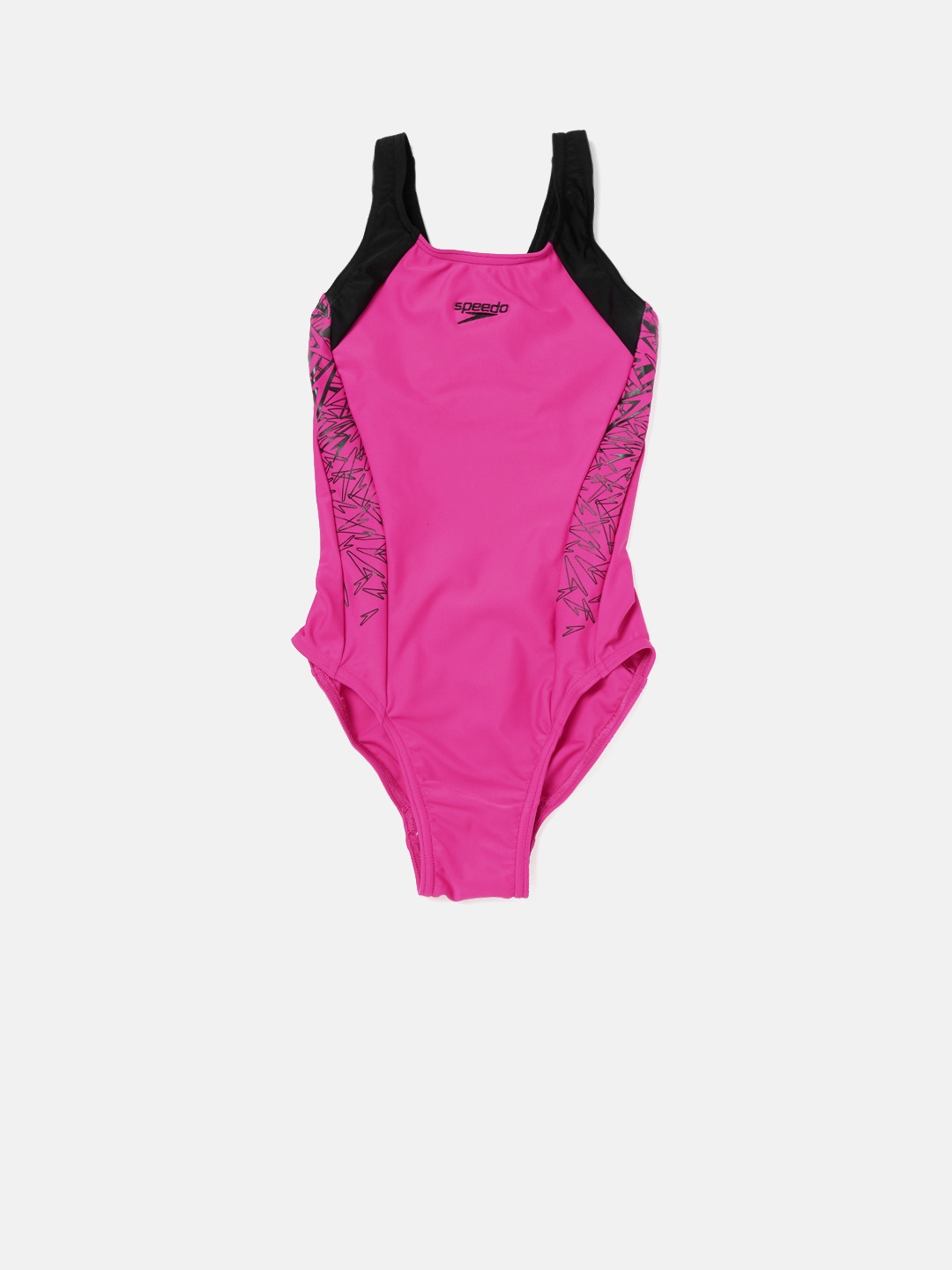 

Speedo Girls Pink & Black Swimsuit 810844B356