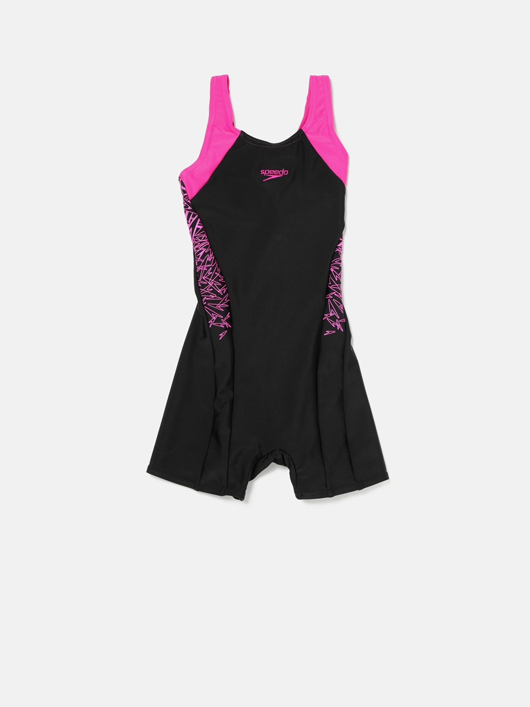 

Speedo Girls Black & Pink Printed Swimsuit 810845B344