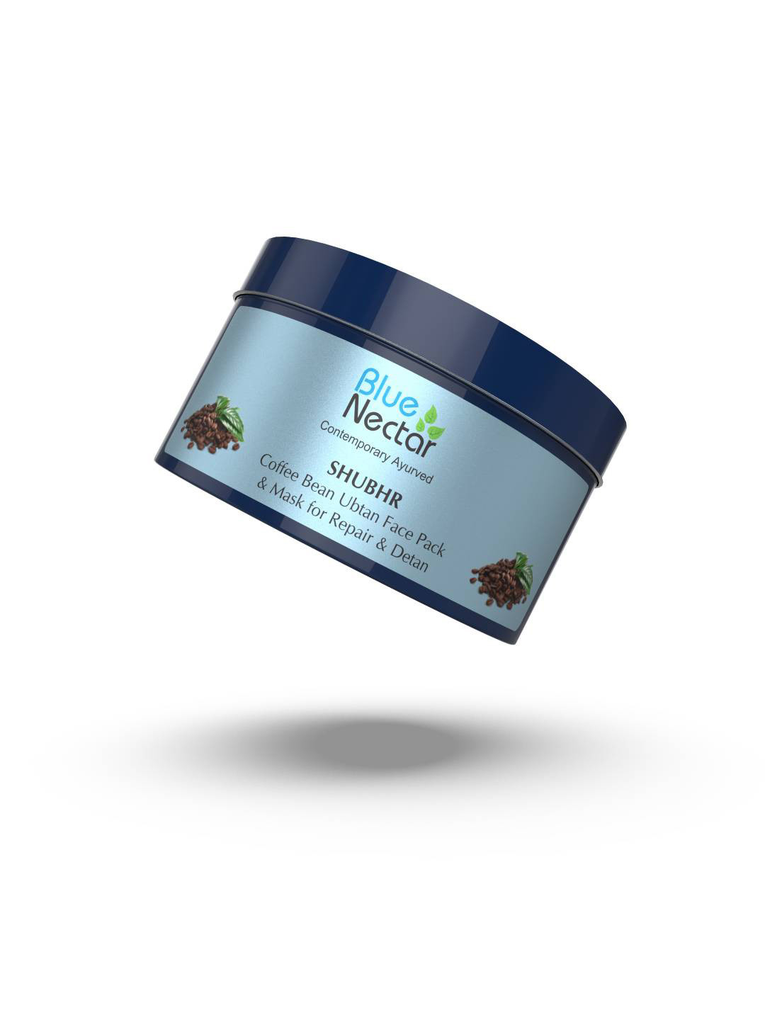 

Blue Nectar Shubhr Coffee Bean Ubtan Face Pack & Mask for Skin Repair & Detan - 100 g, Brown