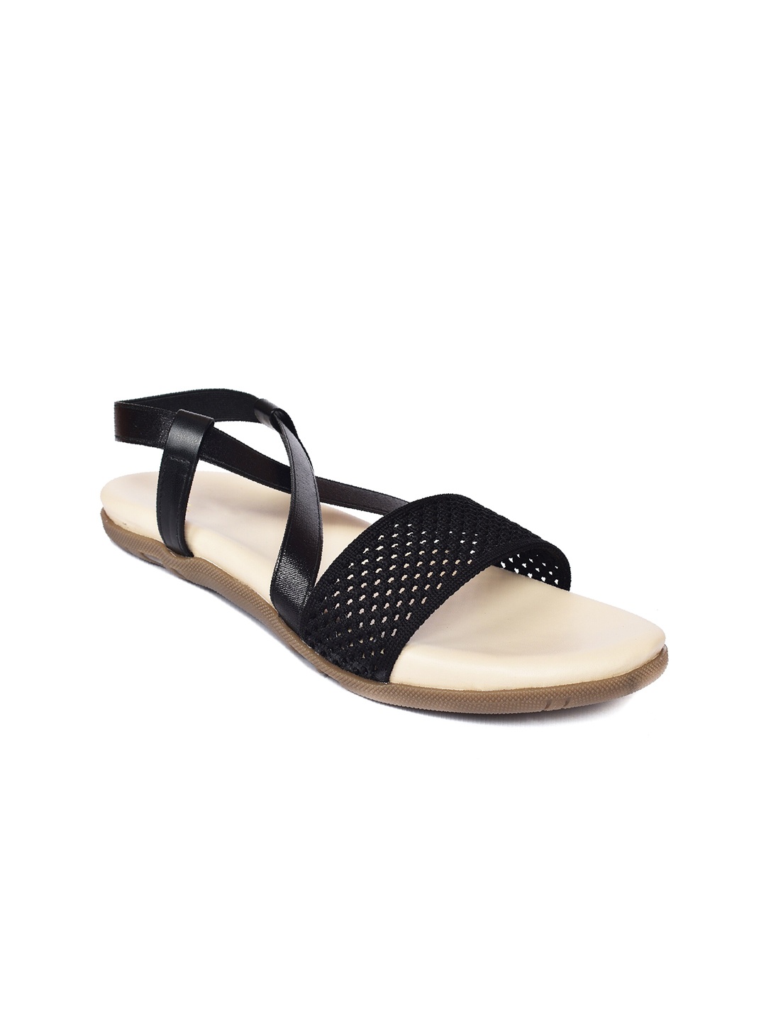 

XE Looks Women Black Laser Cuts Flats