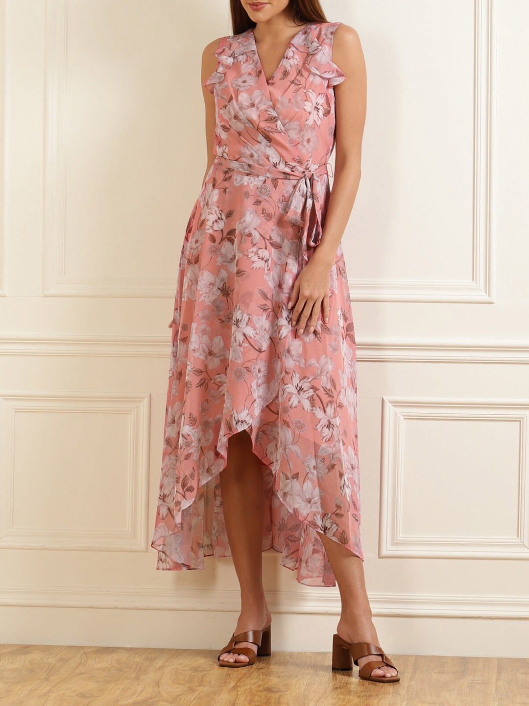 

Phase Eight Pink Floral Maxi Dress