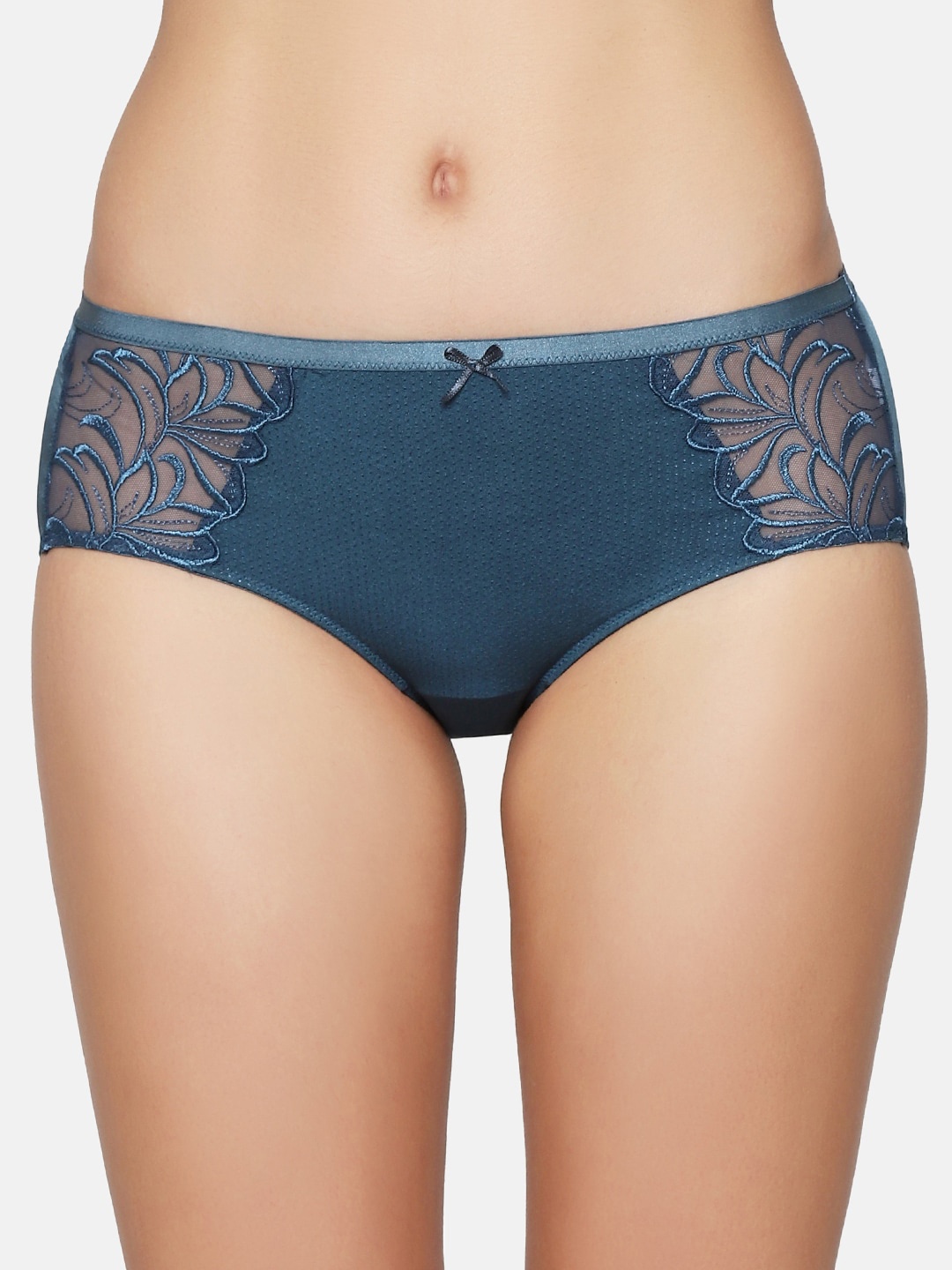 

Triumph Women Blue Solid Lace Hipster Briefs