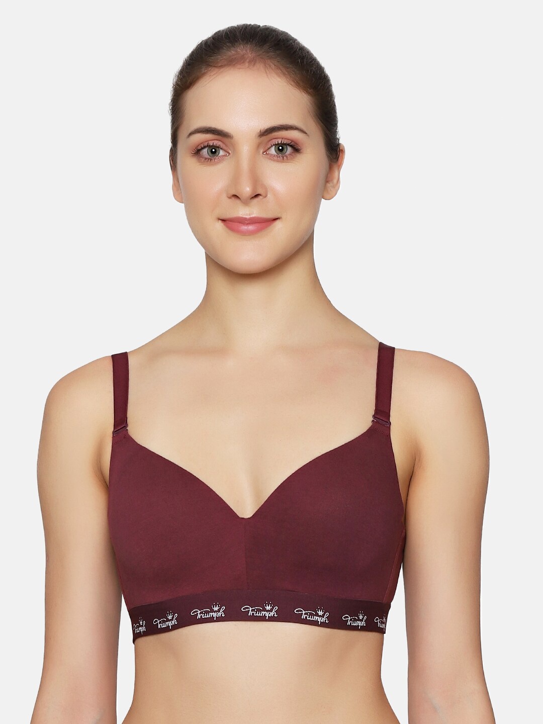 

Triumph Women Burgundy Bra