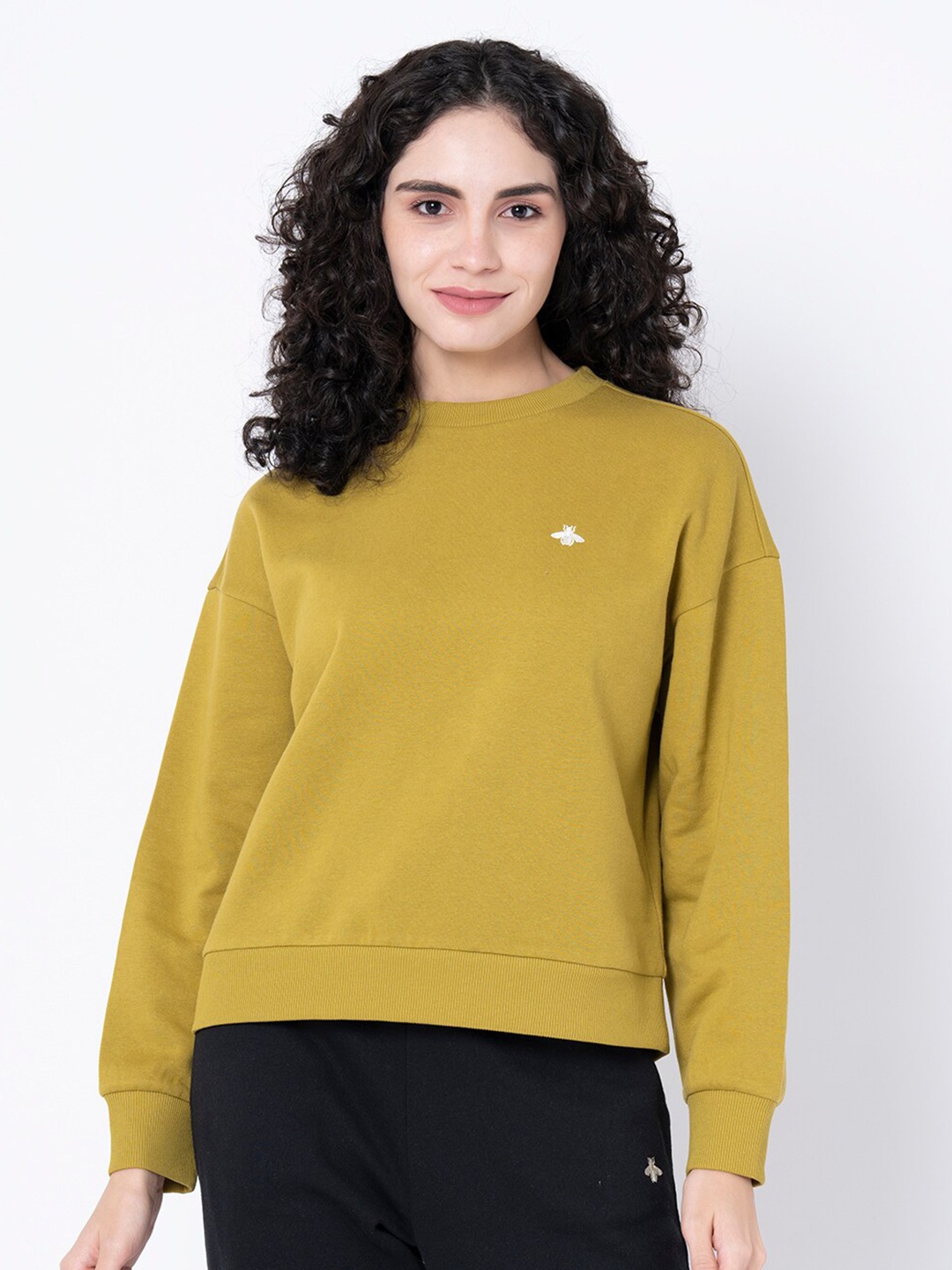 

Mode by Red Tape Women Green Sweatshirt