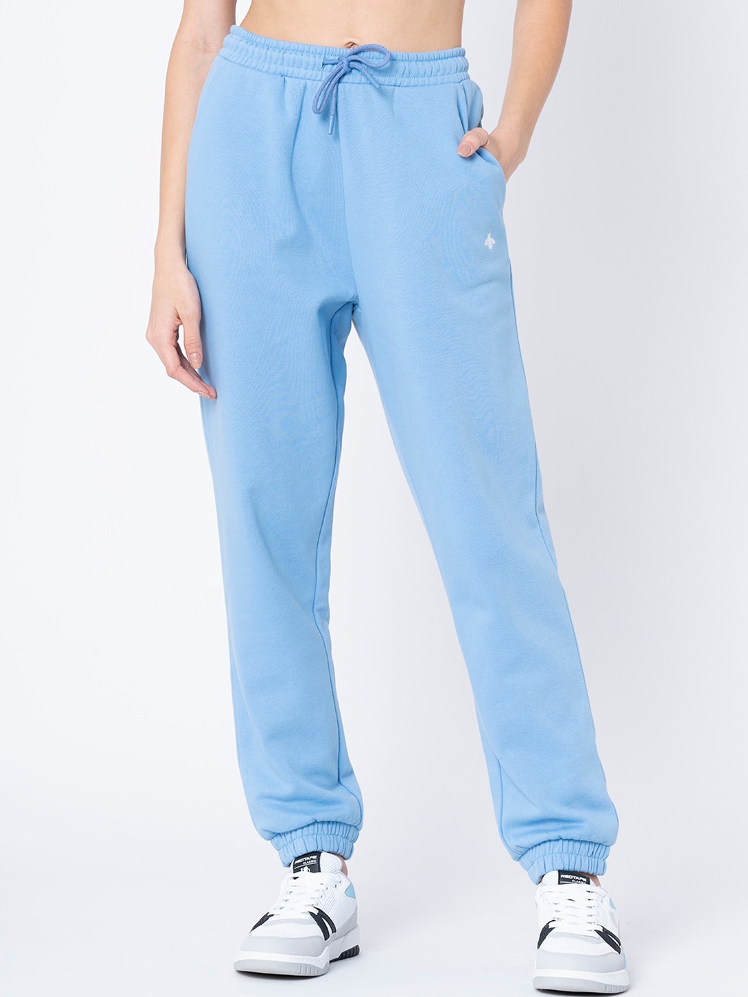 

Mode by Red Tape Women Blue Solid Joggers
