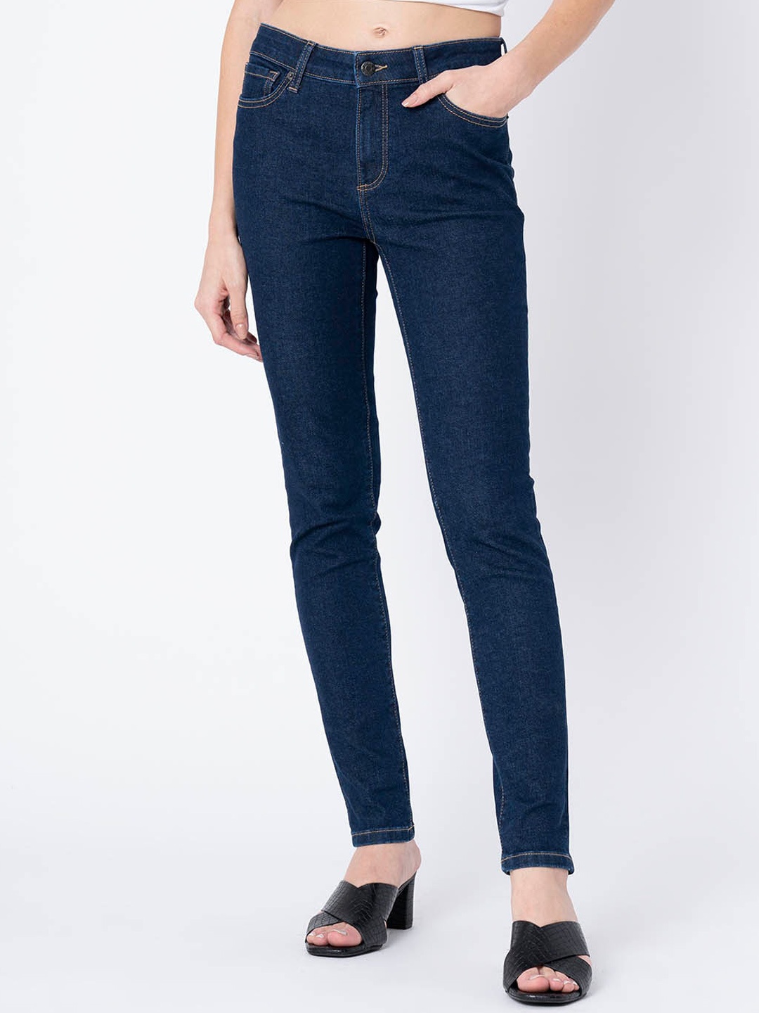 

Mode by Red Tape Women Blue Skinny Fit Jeans