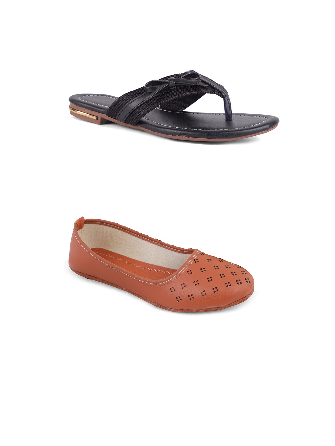 

FABBMATE Women Multicoloured Flats, Multi