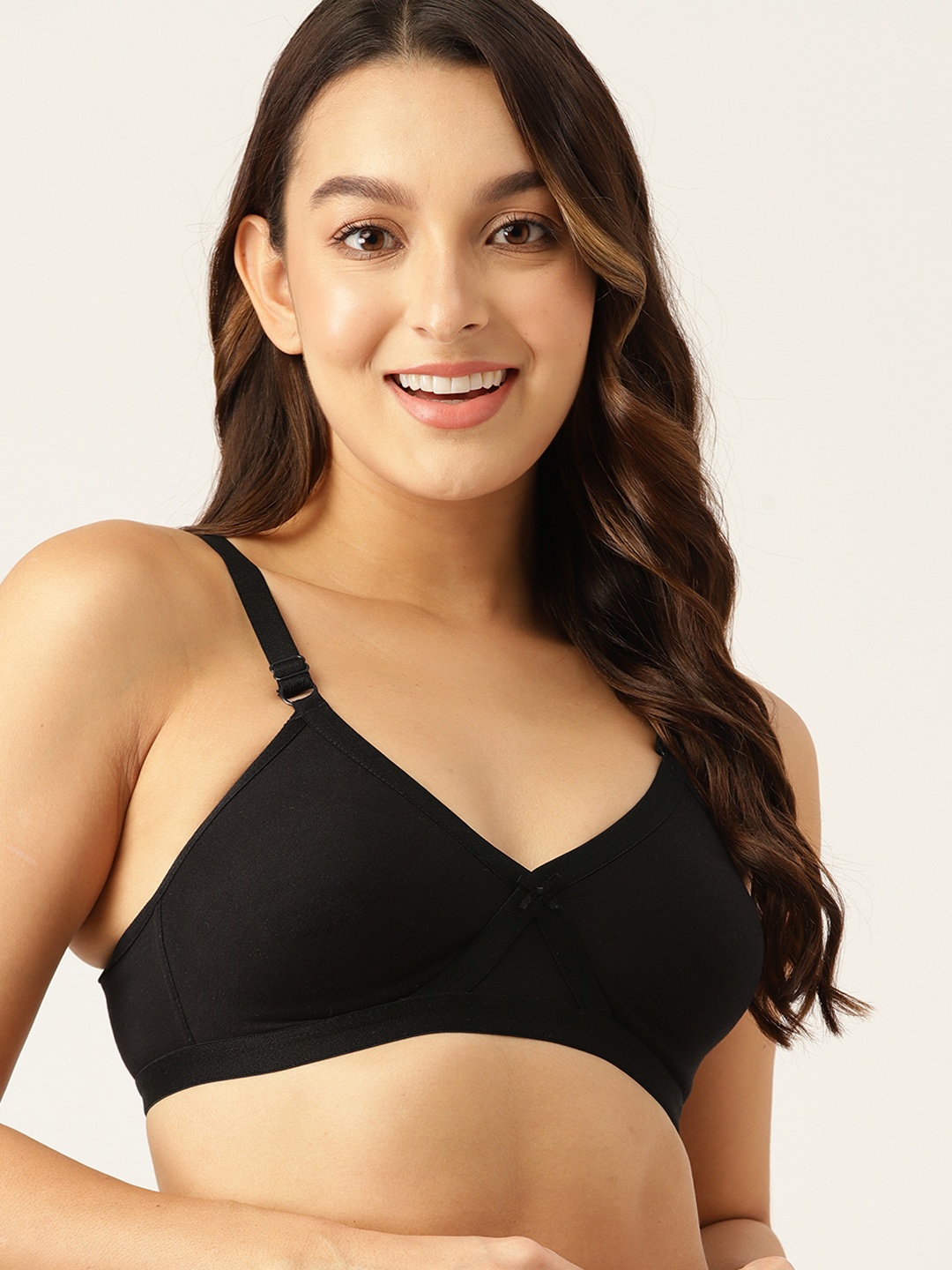 

Dressberrys Criss Cross T-shirt & All Day Comfort Bra DB-BI-CC-303B, Black