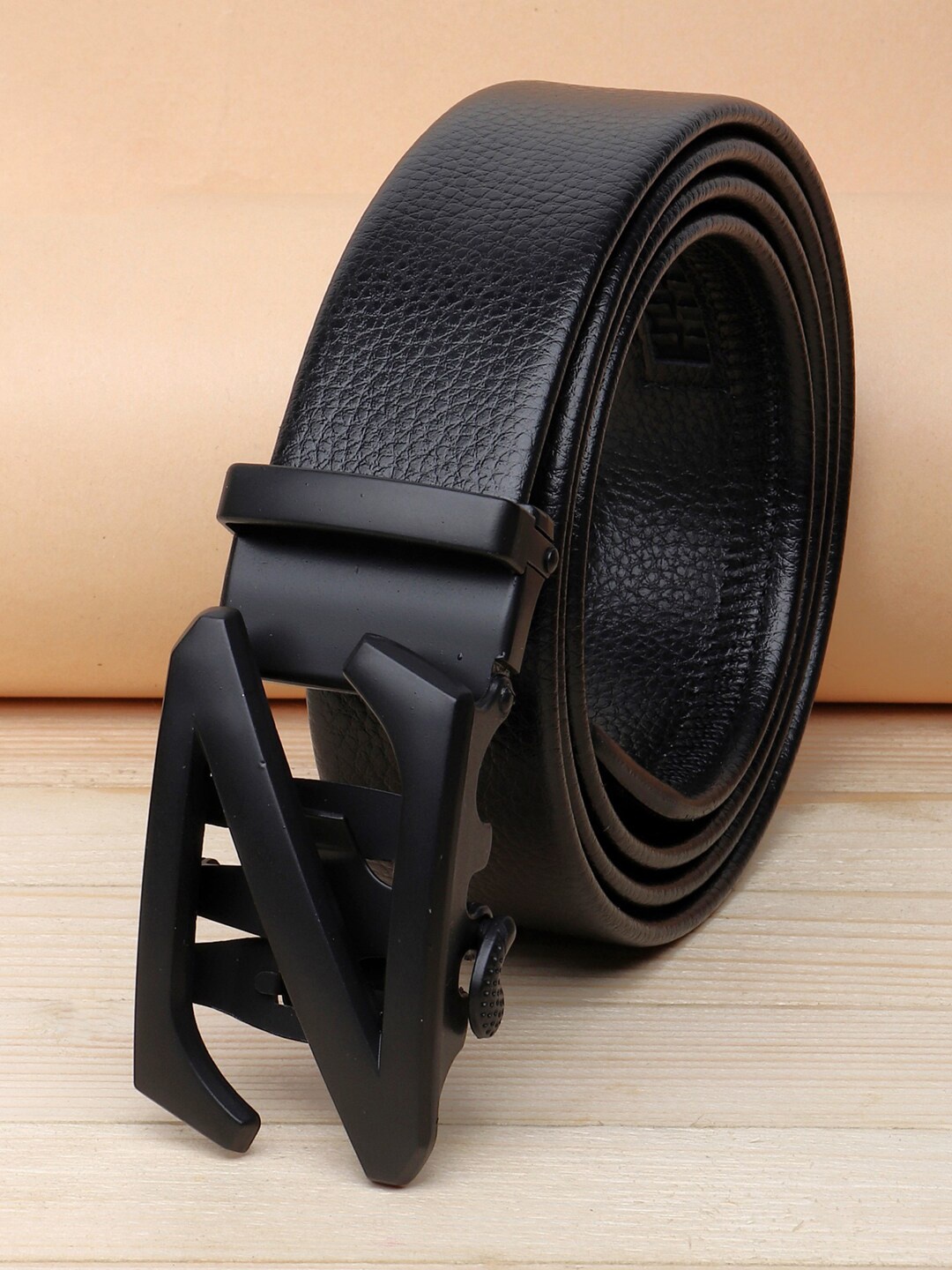 

ZORO Men Black PU Belt