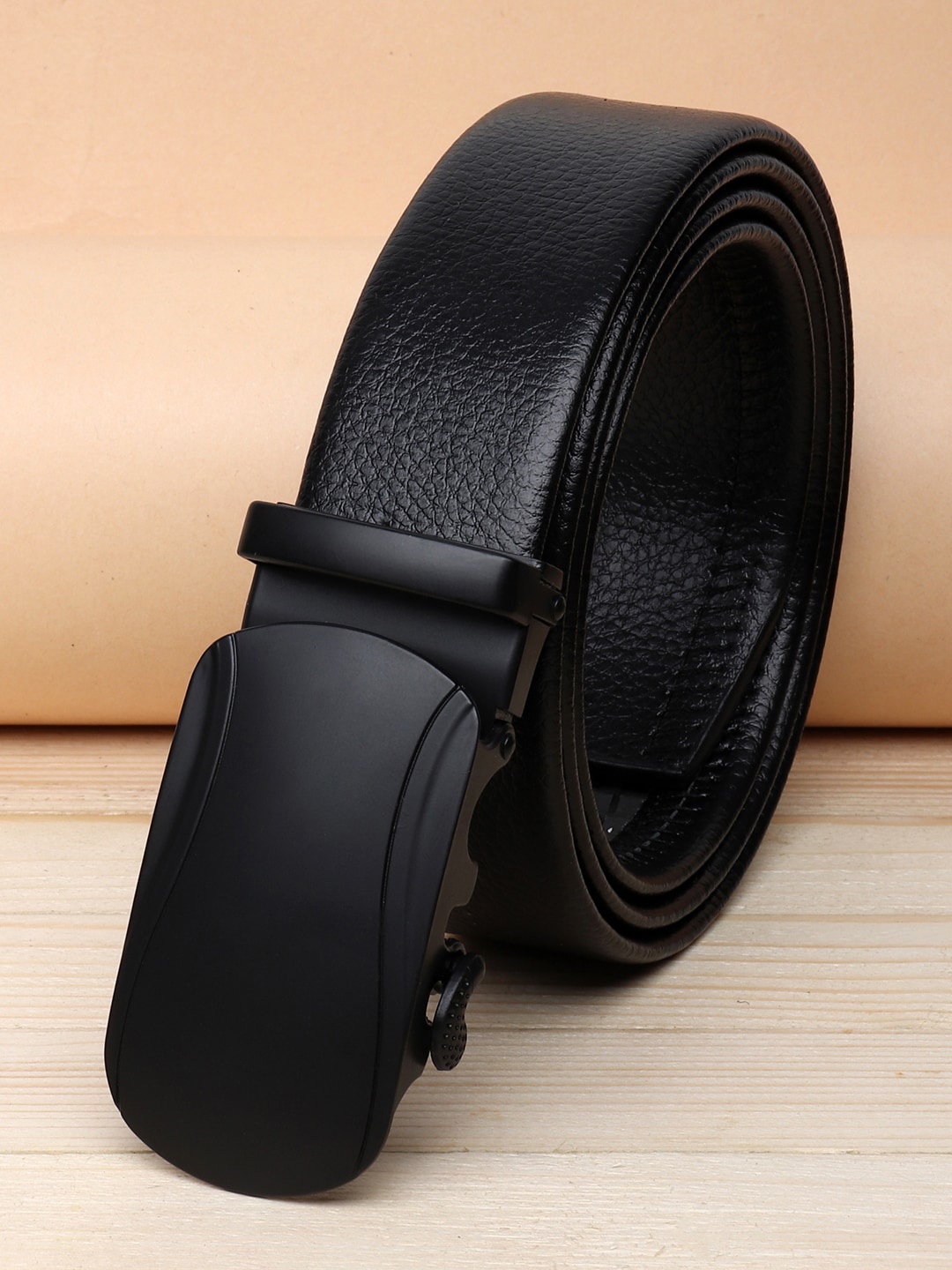 

ZORO Men Black PU Belt