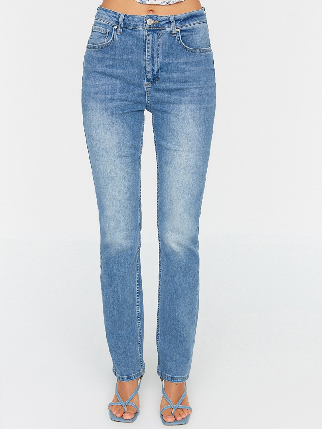 

Trendyol Women Blue Stretchable Jeans
