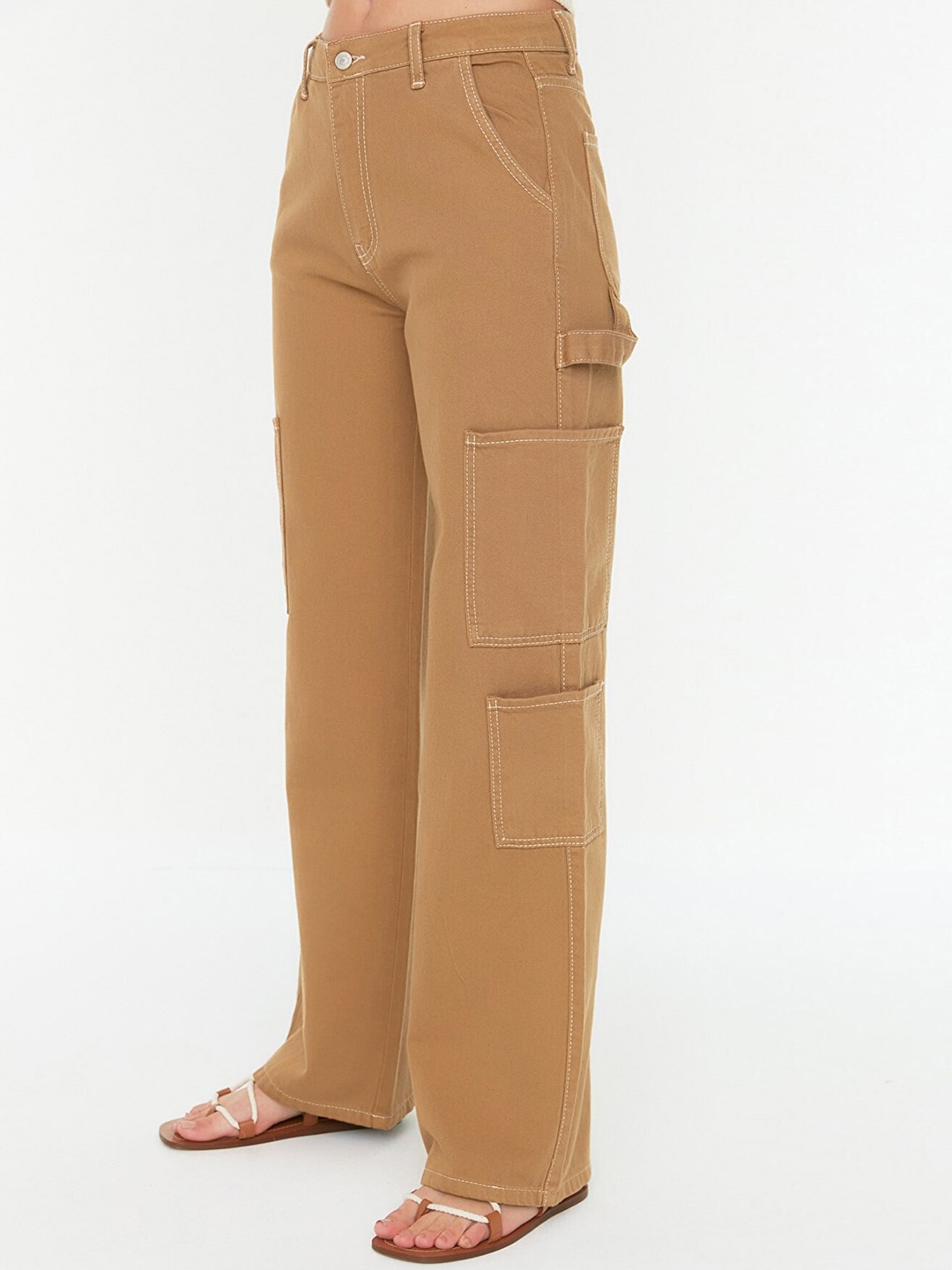 

Trendyol Women Brown Jeans