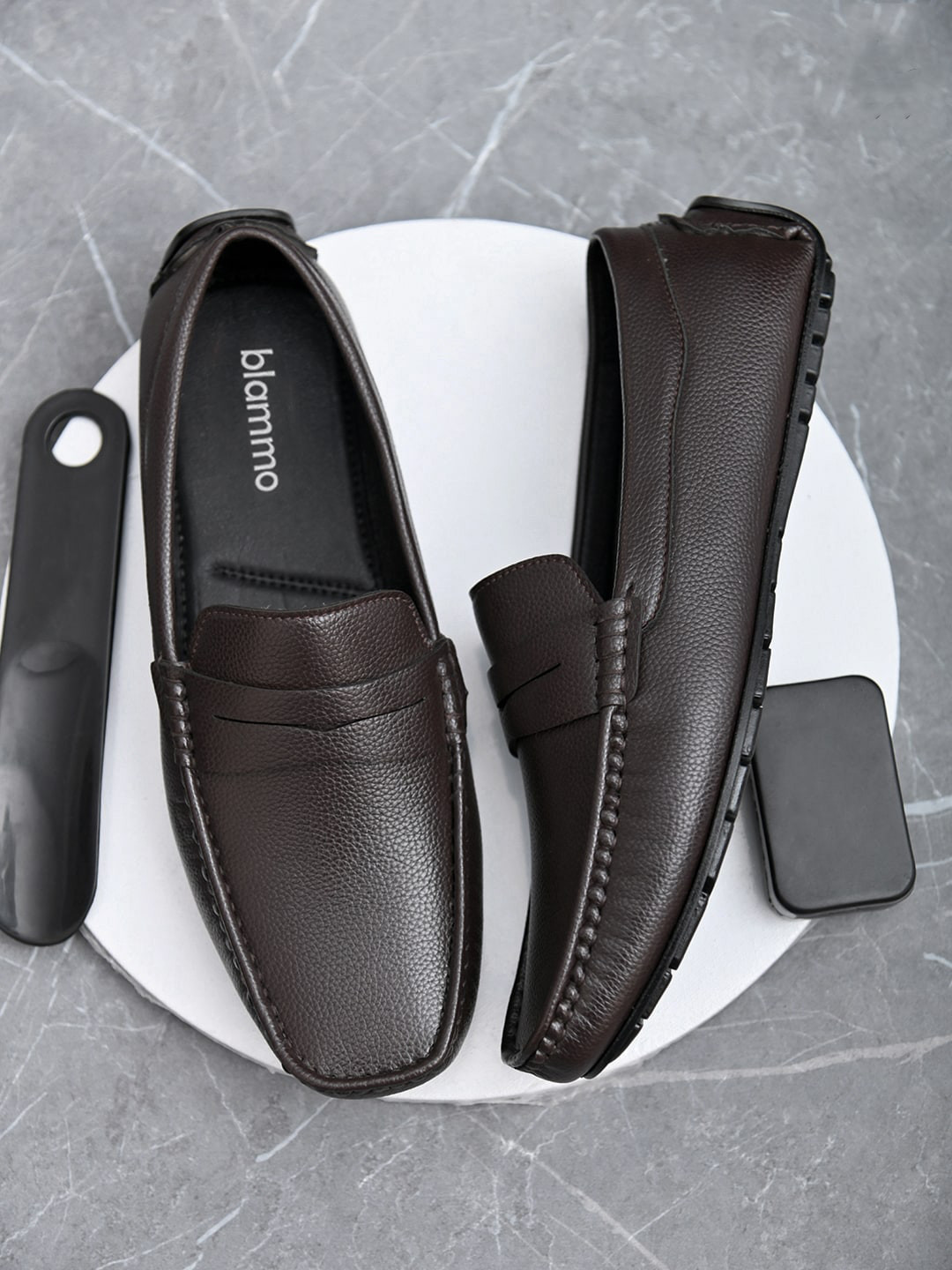 

Blammo Men Brown Slip-On Sneakers