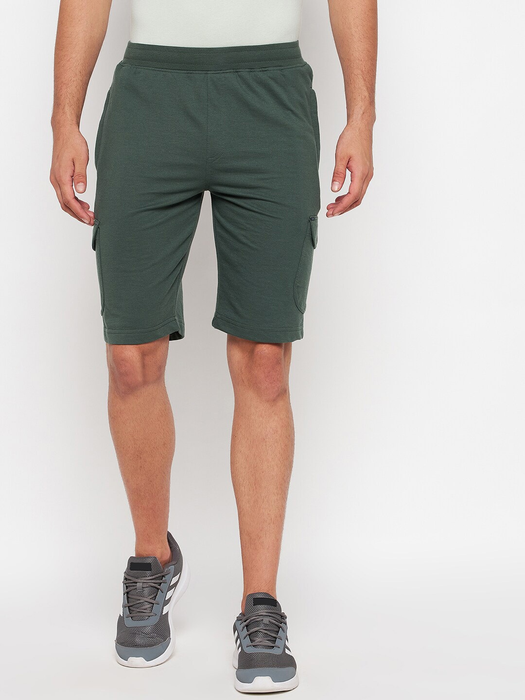 

Okane Men Green Lounge Shorts