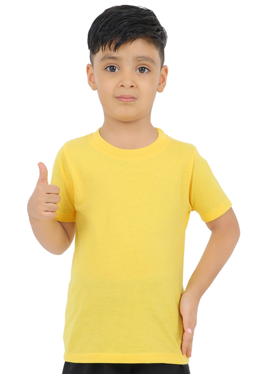 

3BROS Kids Yellow Extended Sleeves T-shirt